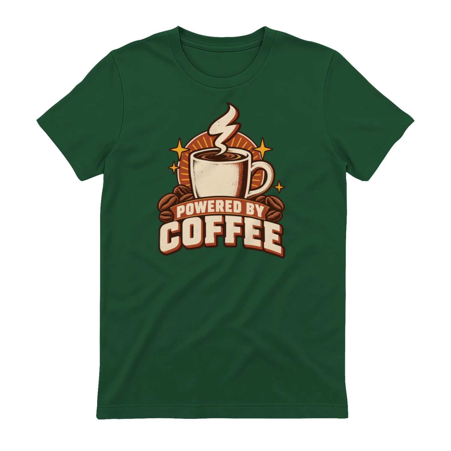 Powered by Coffee Brew Sip Repeat merchandise